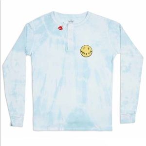 Boys lie oversized Henley shirt